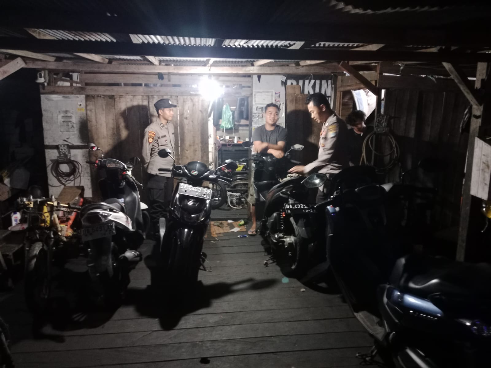 Polsek Babirik Gelar Patroli Dialogis dan Sambang Malam Hari untuk Perkuat Kamtibmas di Wilayah Hukum