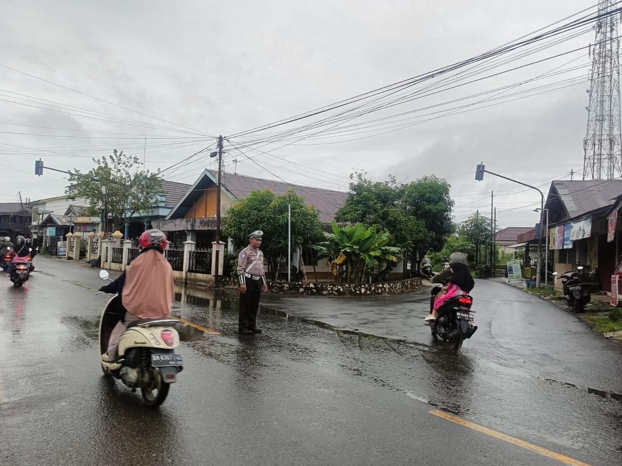 Satlantas Polres HSU Gelar Pengaturan Pagi, Wujudkan Lalu Lintas Aman dan Tertib di Amuntai