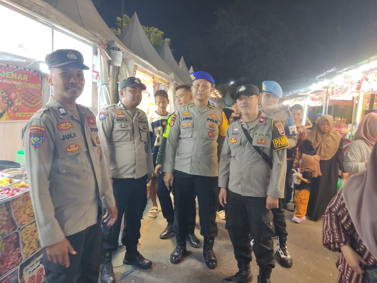 Patroli dan Pengamanan Ekspo Amuntai 2026, Polsek Amuntai Tengah Pastikan Situasi Aman dan Kondusif dalam Rangka Hari Jadi HSU ke-74