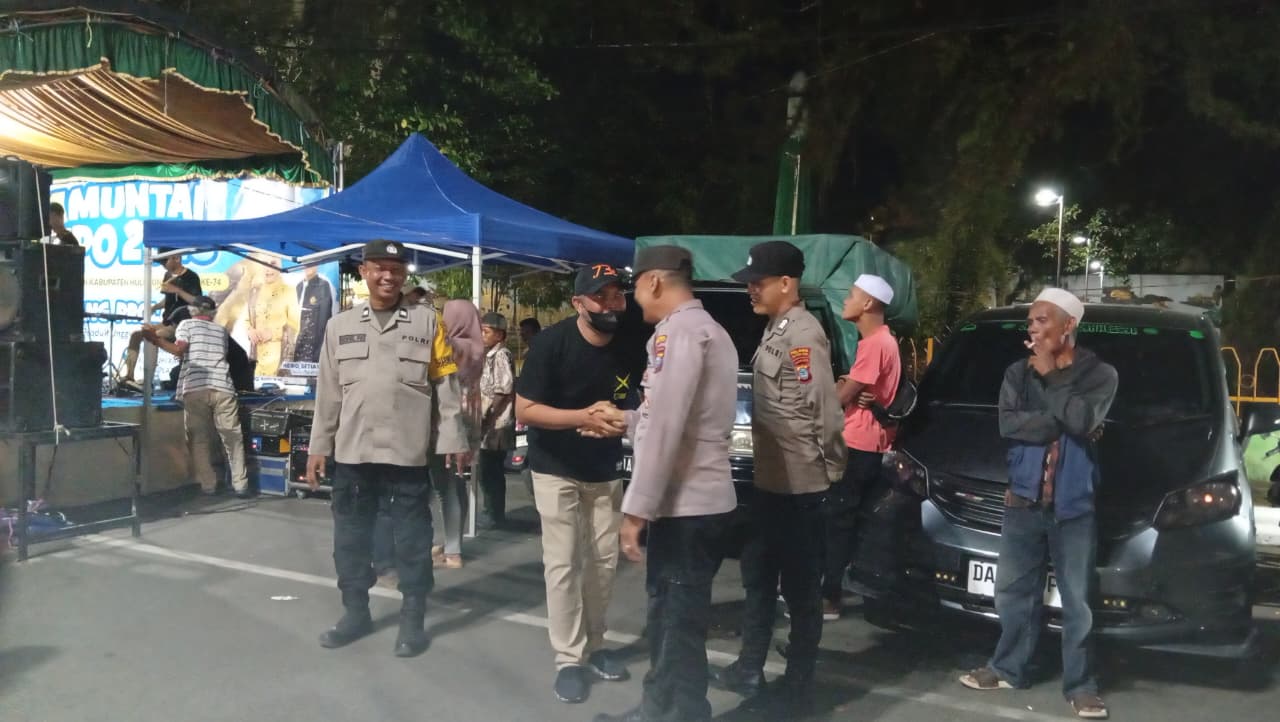 Patroli Malam Intensif Polsek Amuntai Tengah, Jaga Kamtibmas Tetap Kondusif di Wilayah Hukum