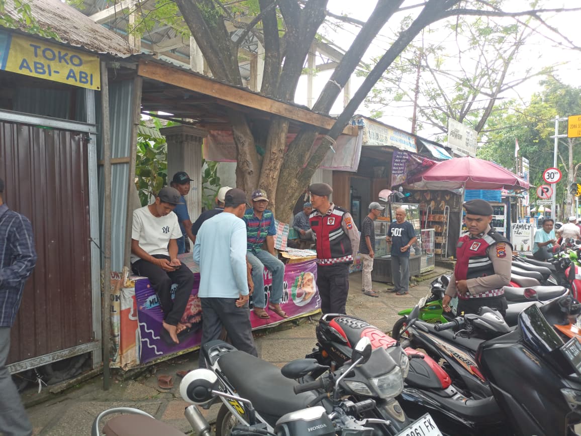 Patroli Kota Sat Samapta Polres HSU Antisipasi Premanisme dan Kejahatan Jalanan