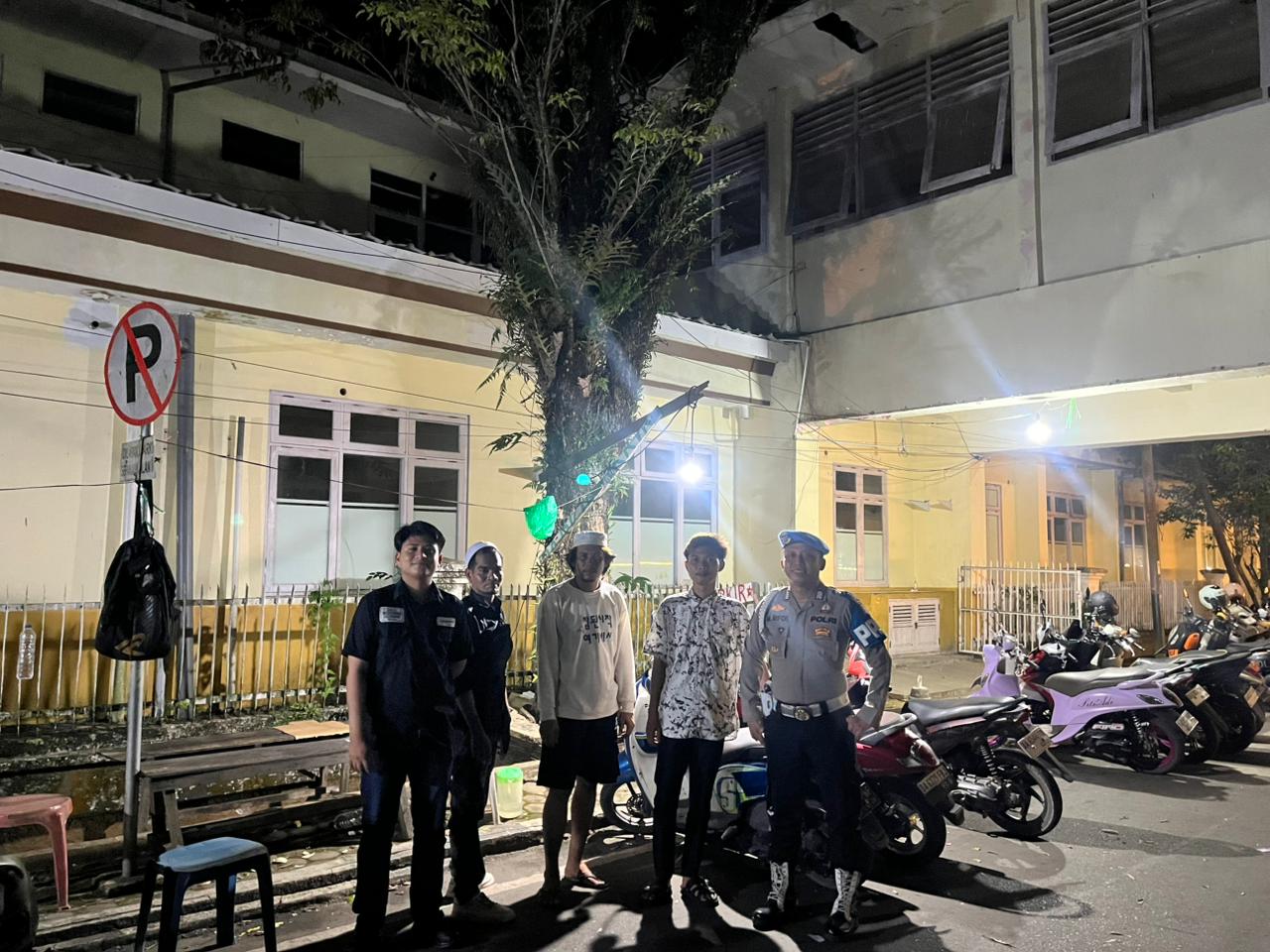 Polsek Amuntai Tengah Tingkatkan Patroli Malam Hari untuk Jaga Kamtibmas Tetap Kondusif