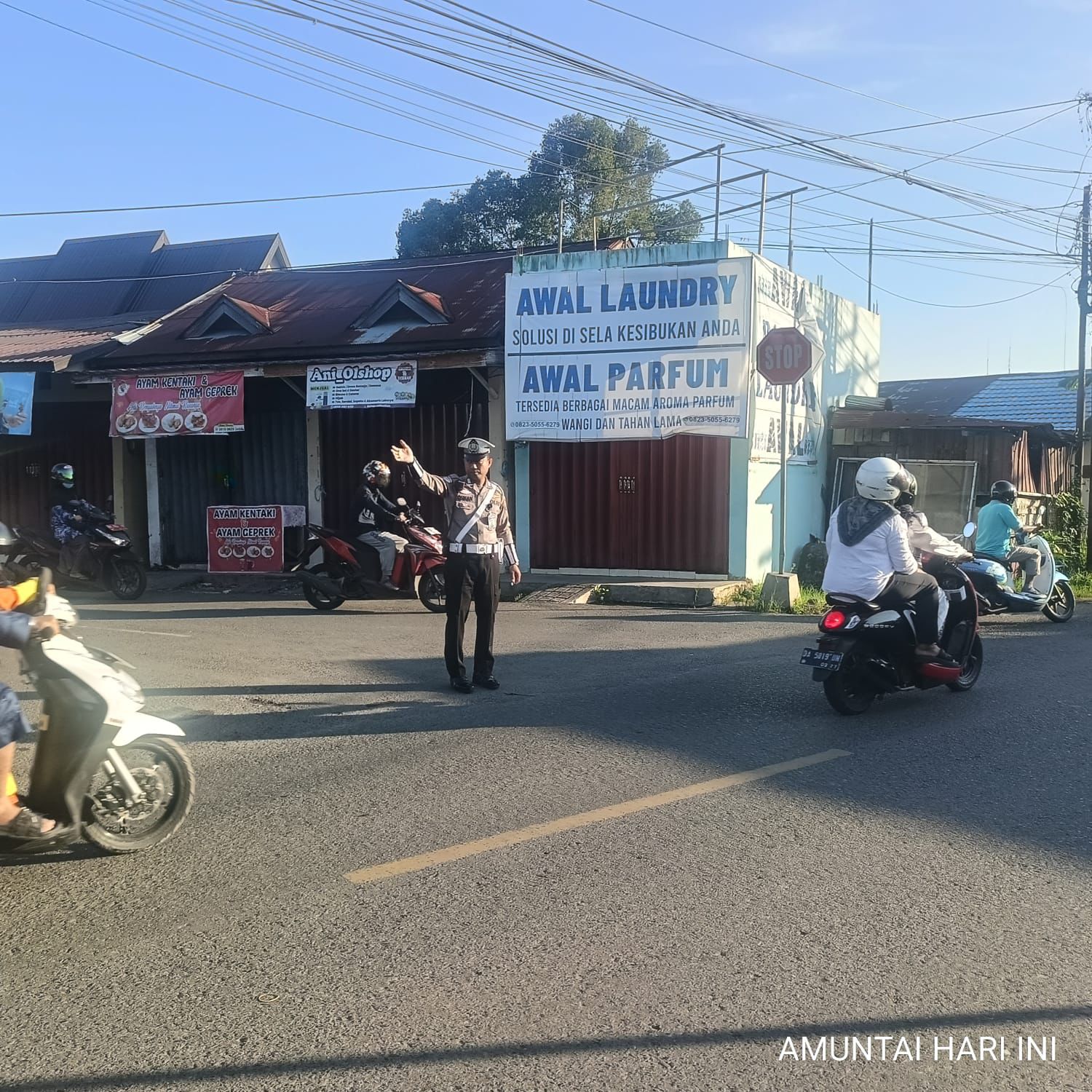 Satlantas Polres HSU Intensifkan Pengaturan Pagi, Wujudkan Kamseltibcar Lantas yang Kondusif di Amuntai