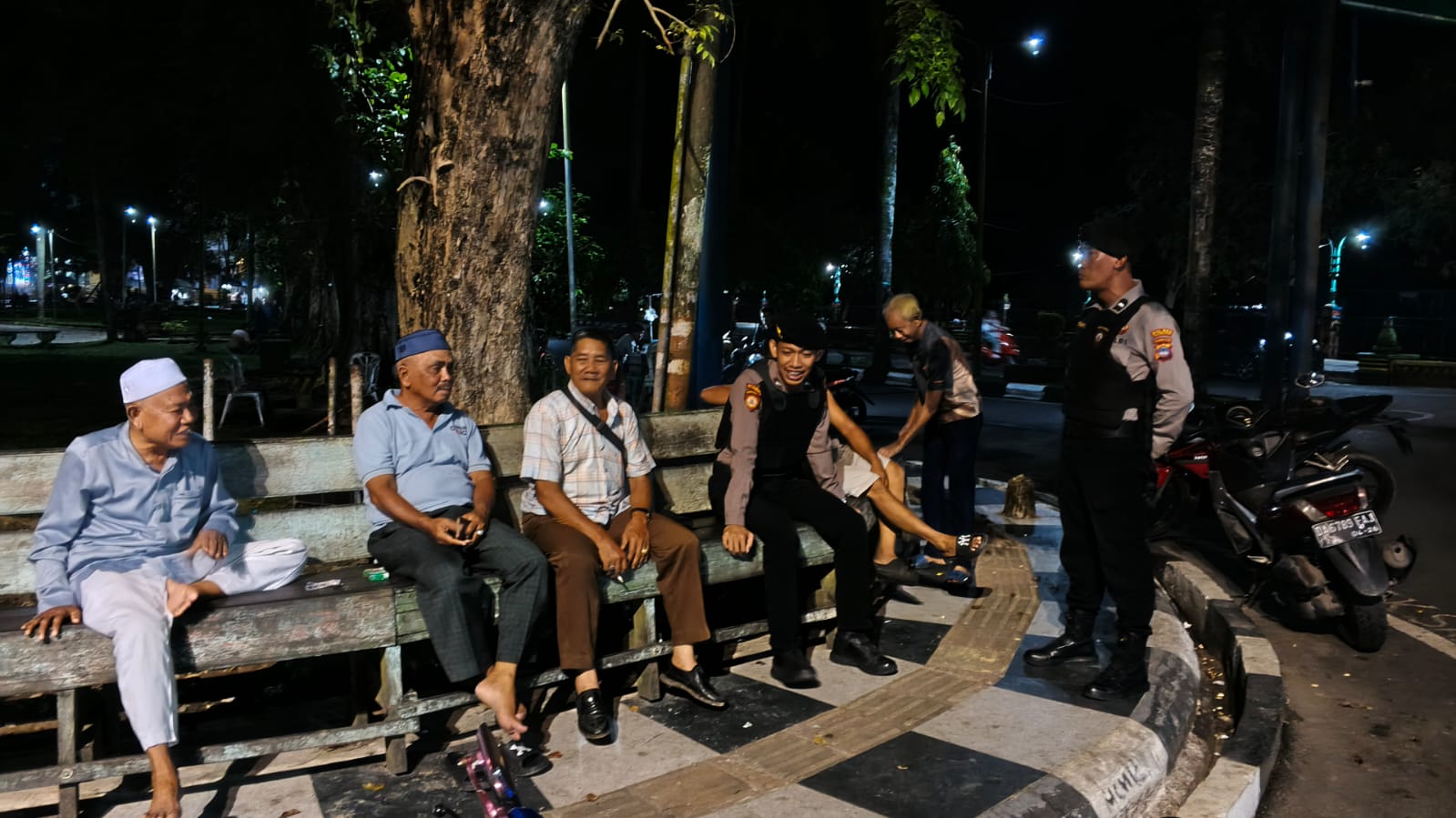 Cegah Street Crime, Sat Samapta Polres HSU Intensifkan Patroli Malam di Titik Rawan