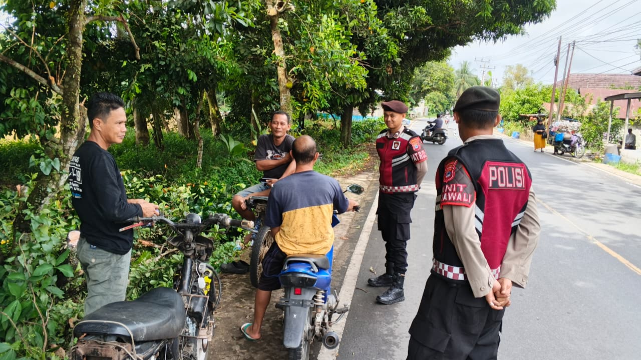 Sat Samapta Polres HSU Gelar Patroli Kota Cegah Premanisme, Balap Liar dan Kejahatan Jalanan