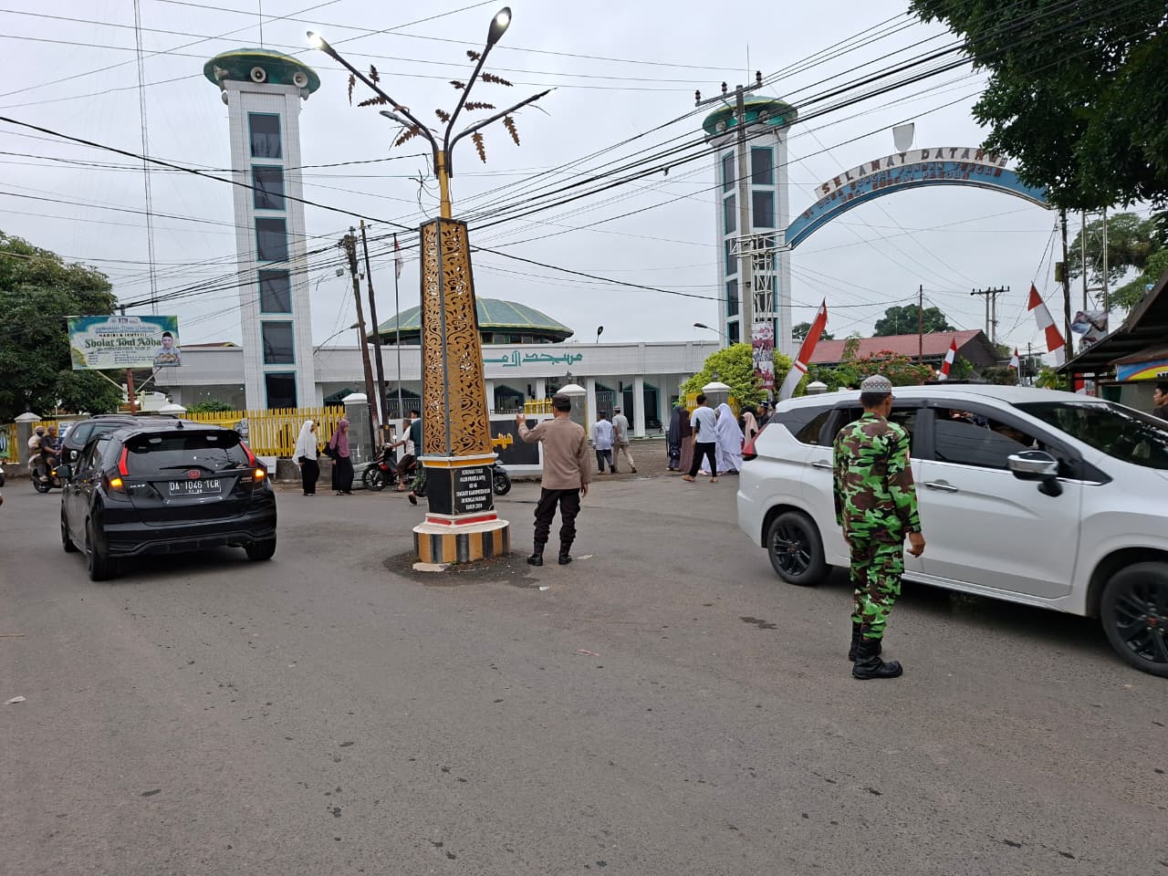Polsek Sungai Pandan Laksanakan Pengamanan Sholat Idul Adha 1447 H dan Himbauan Kamtibmas, Ibadah Berlangsung Aman dan Khidmat