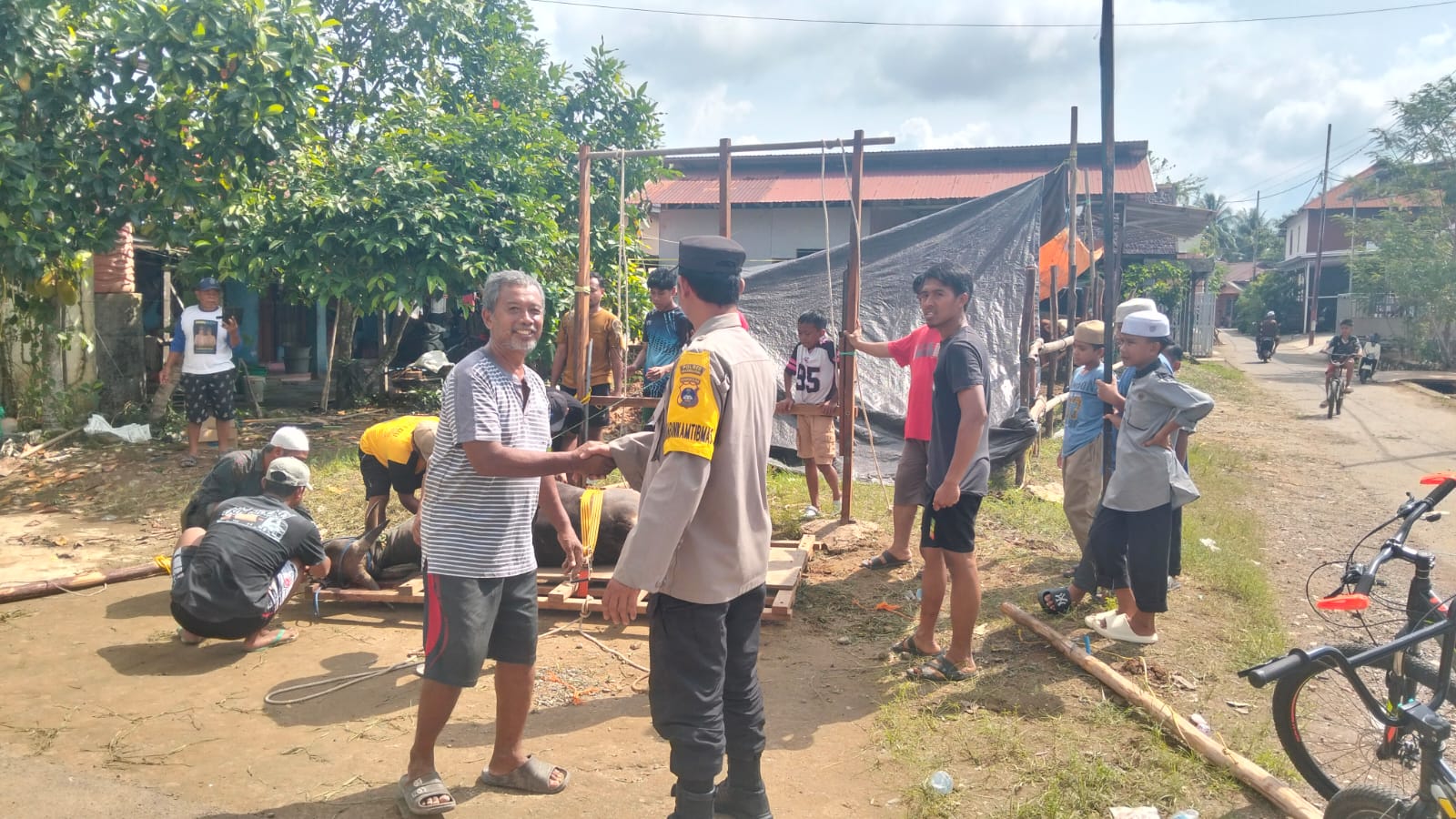 Polsek Amuntai Tengah Intensifkan Patroli Dialogis dan Pengamanan Wilayah untuk Ciptakan Situasi Kondusif