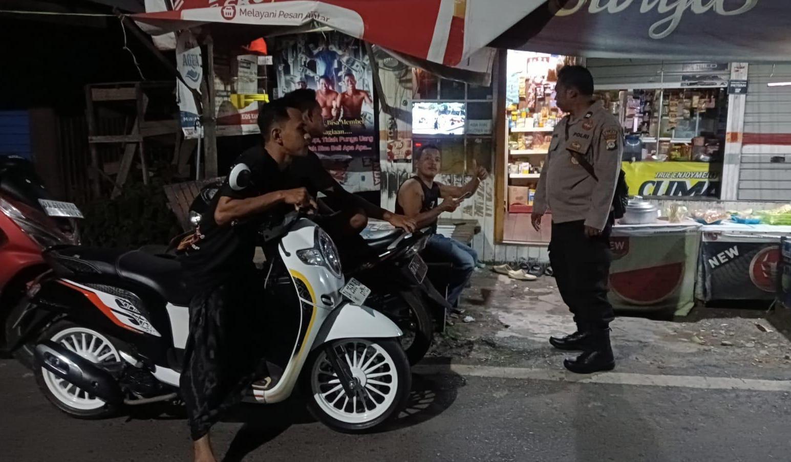 Patroli Dialogis dan Sambang Polsek Babirik Jaga Kondusivitas Wilayah Desa Murung Panti Hilir